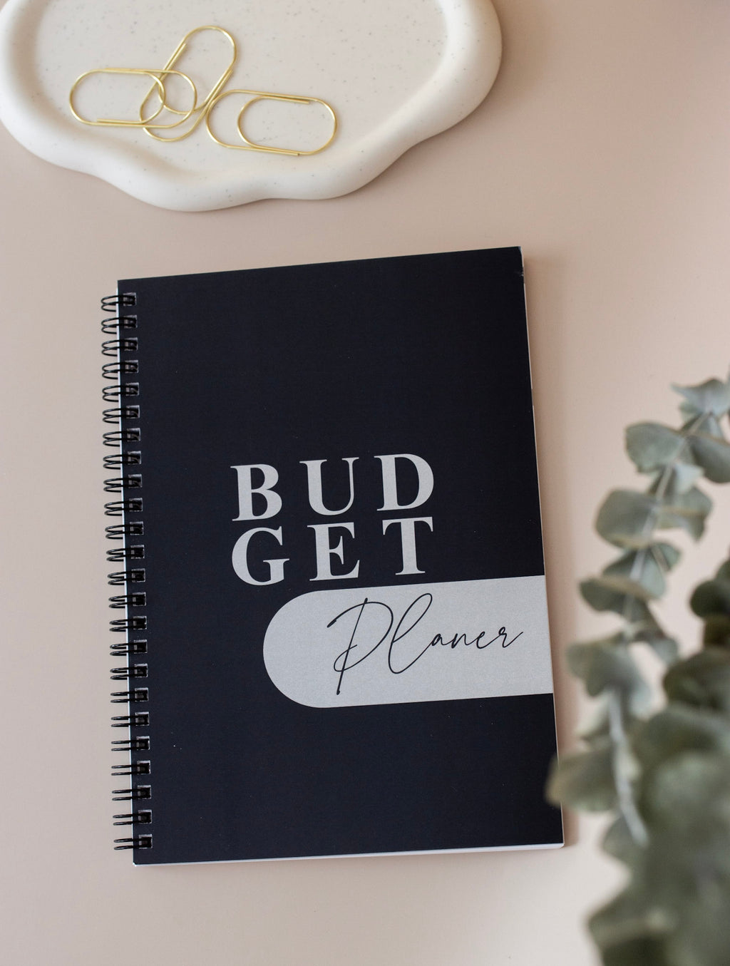 Budget Planer Schwarz/Grau