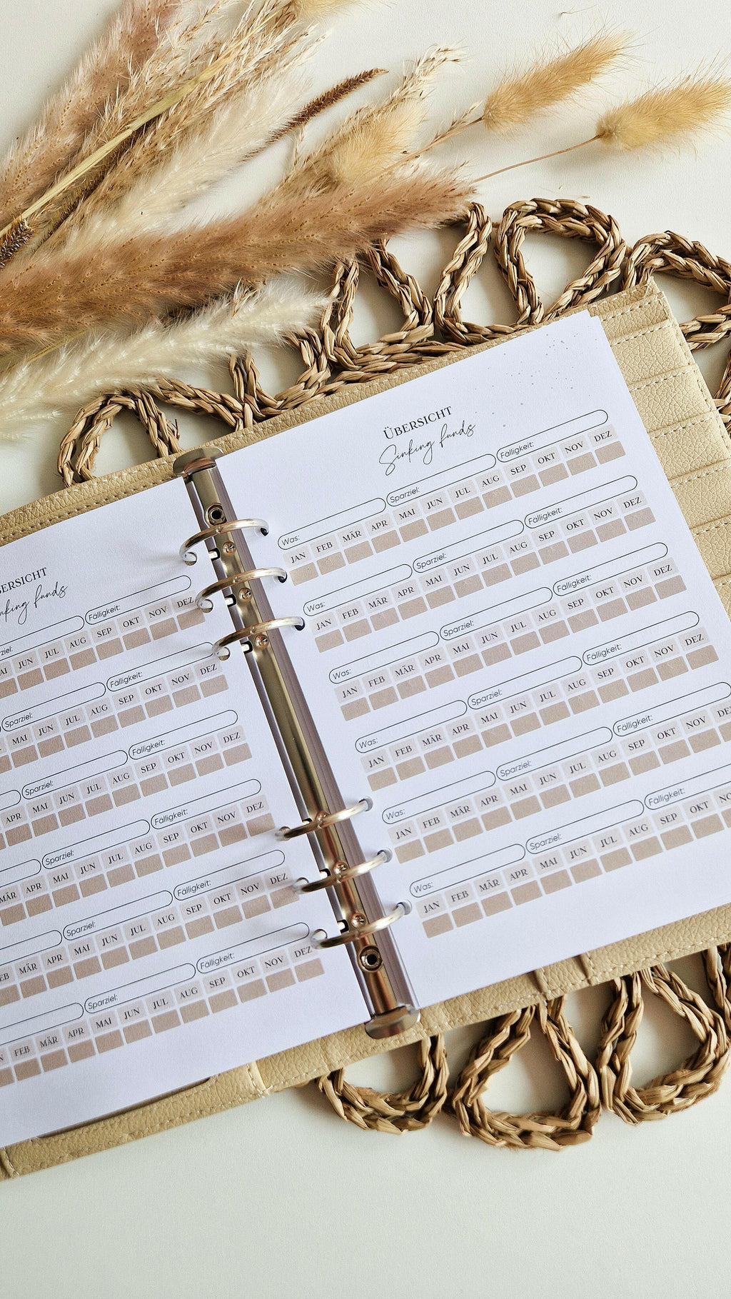 Budget Planer beige