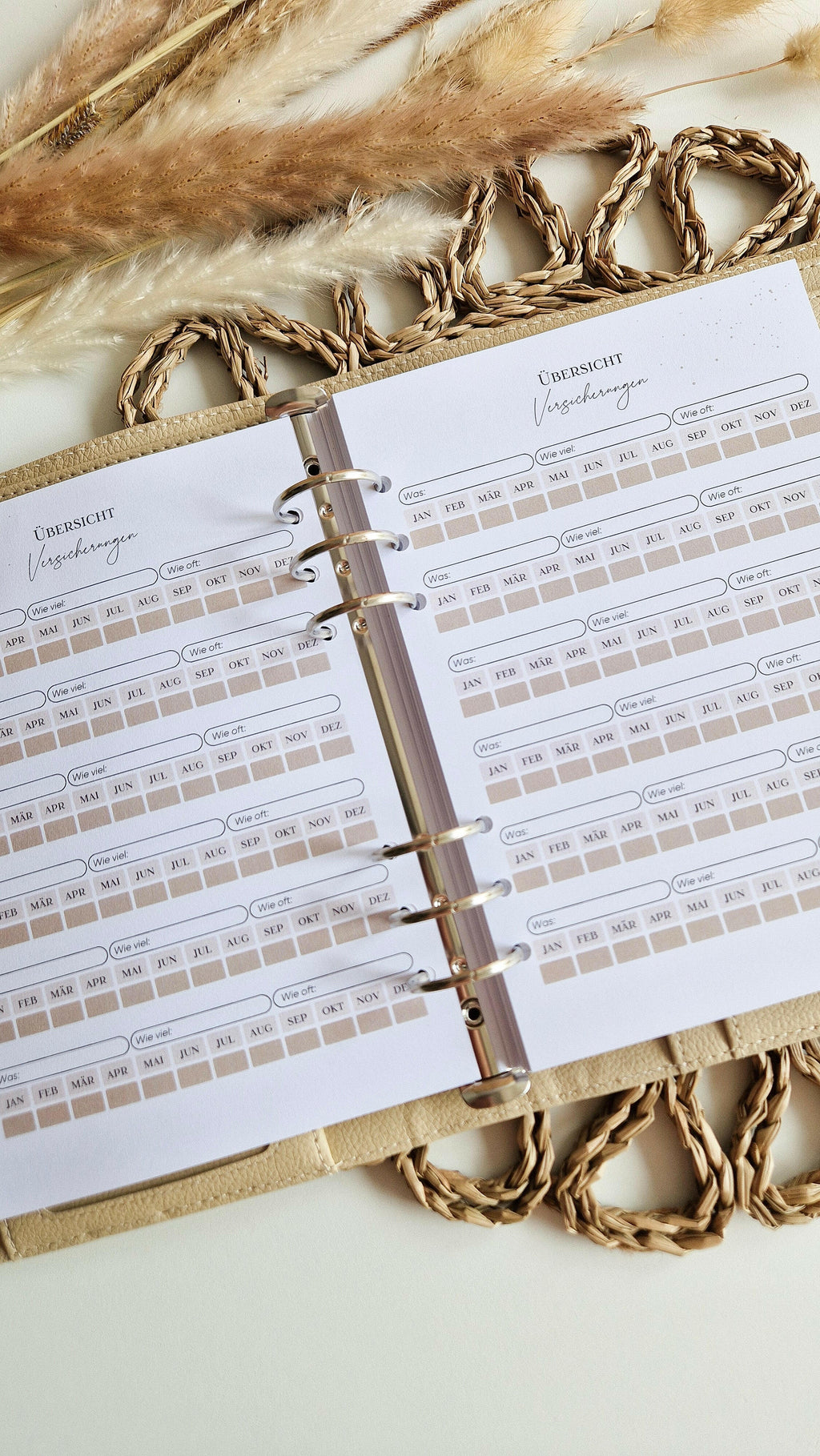 Budget Planer beige