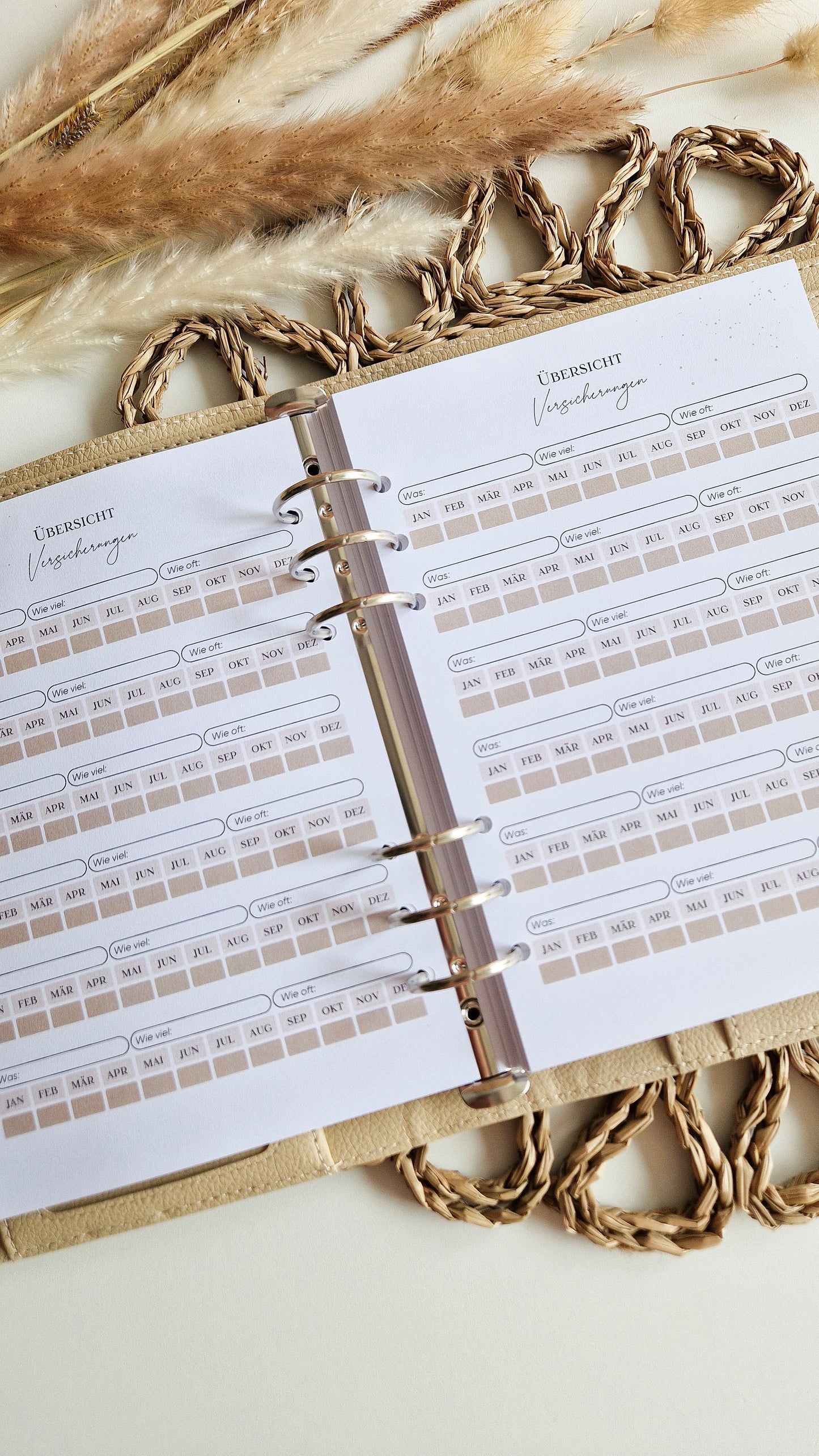 Budget Planer beige
