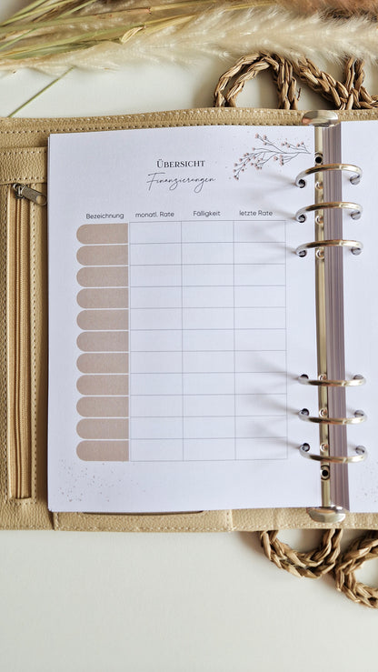Budget Planer beige