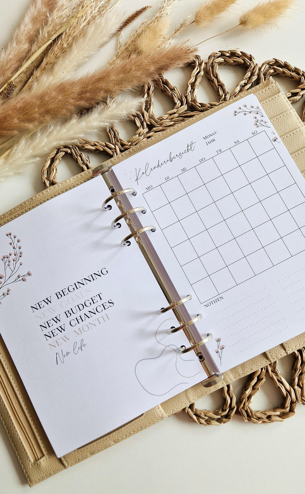 Budget Planer beige