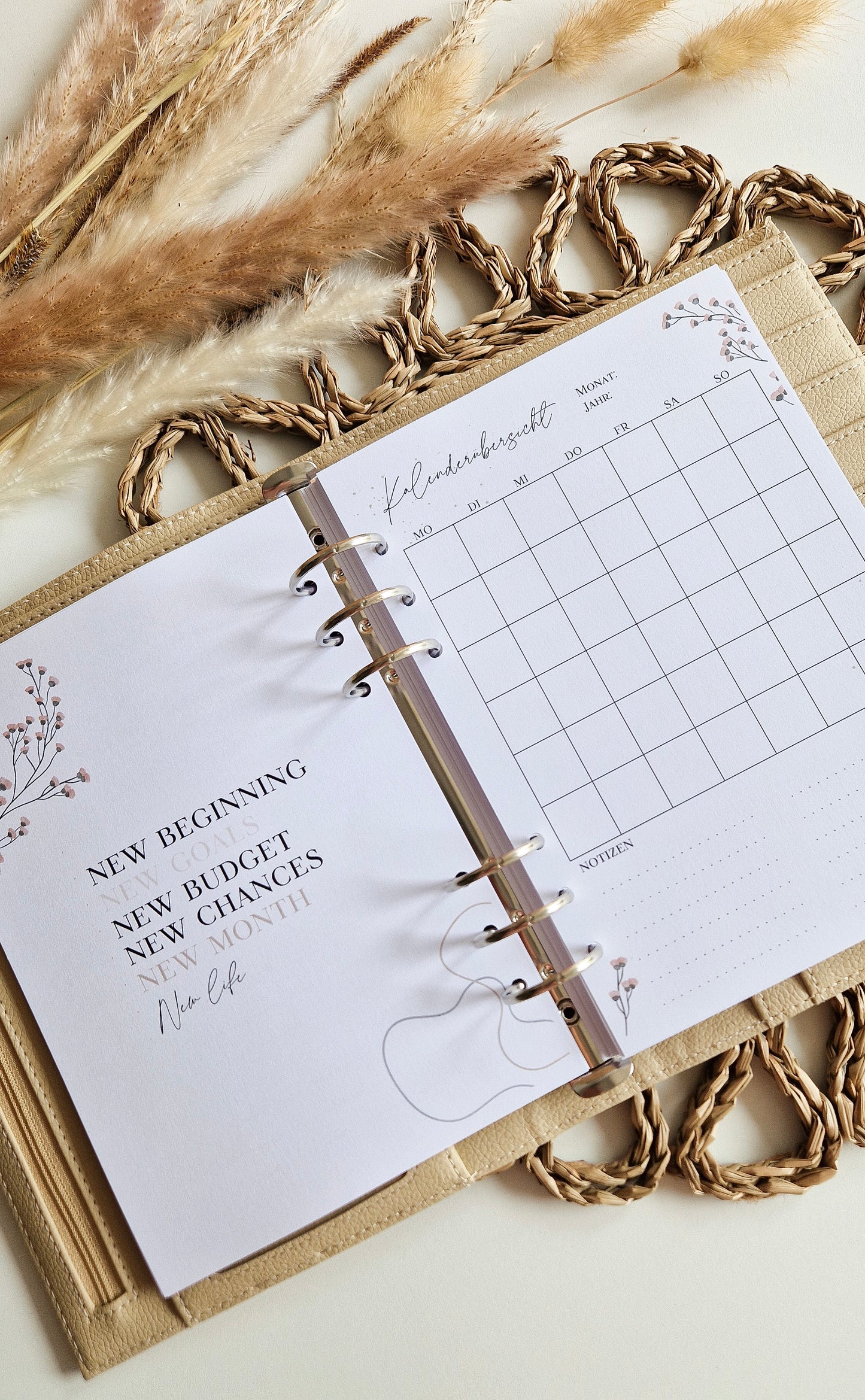 Budget Planer beige