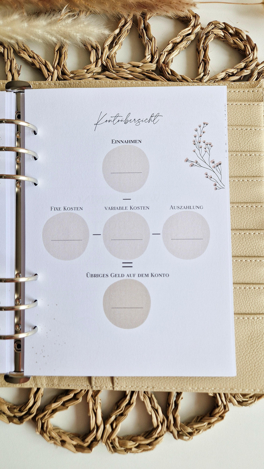 Budget Planer beige