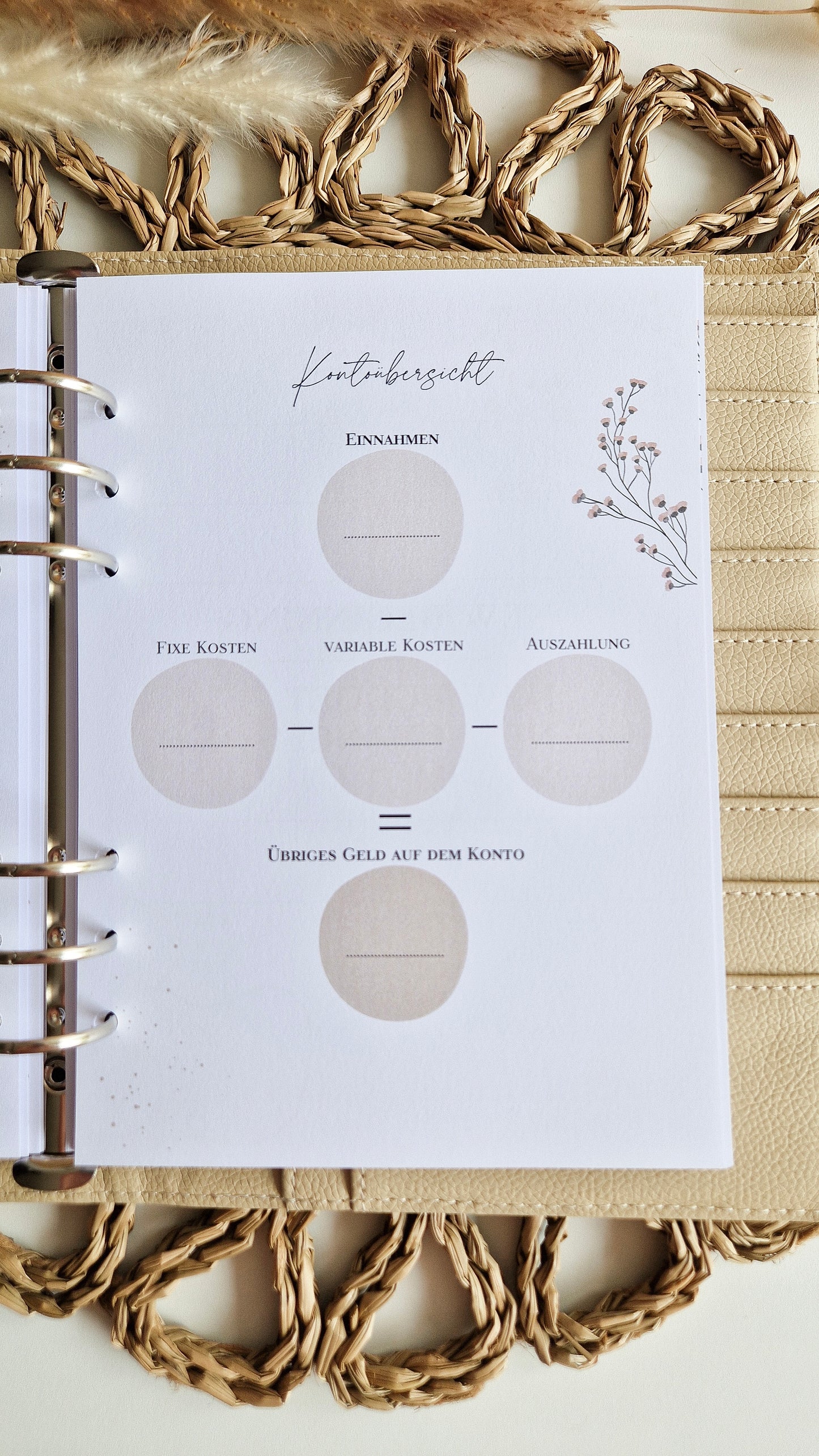 Budget Planer beige