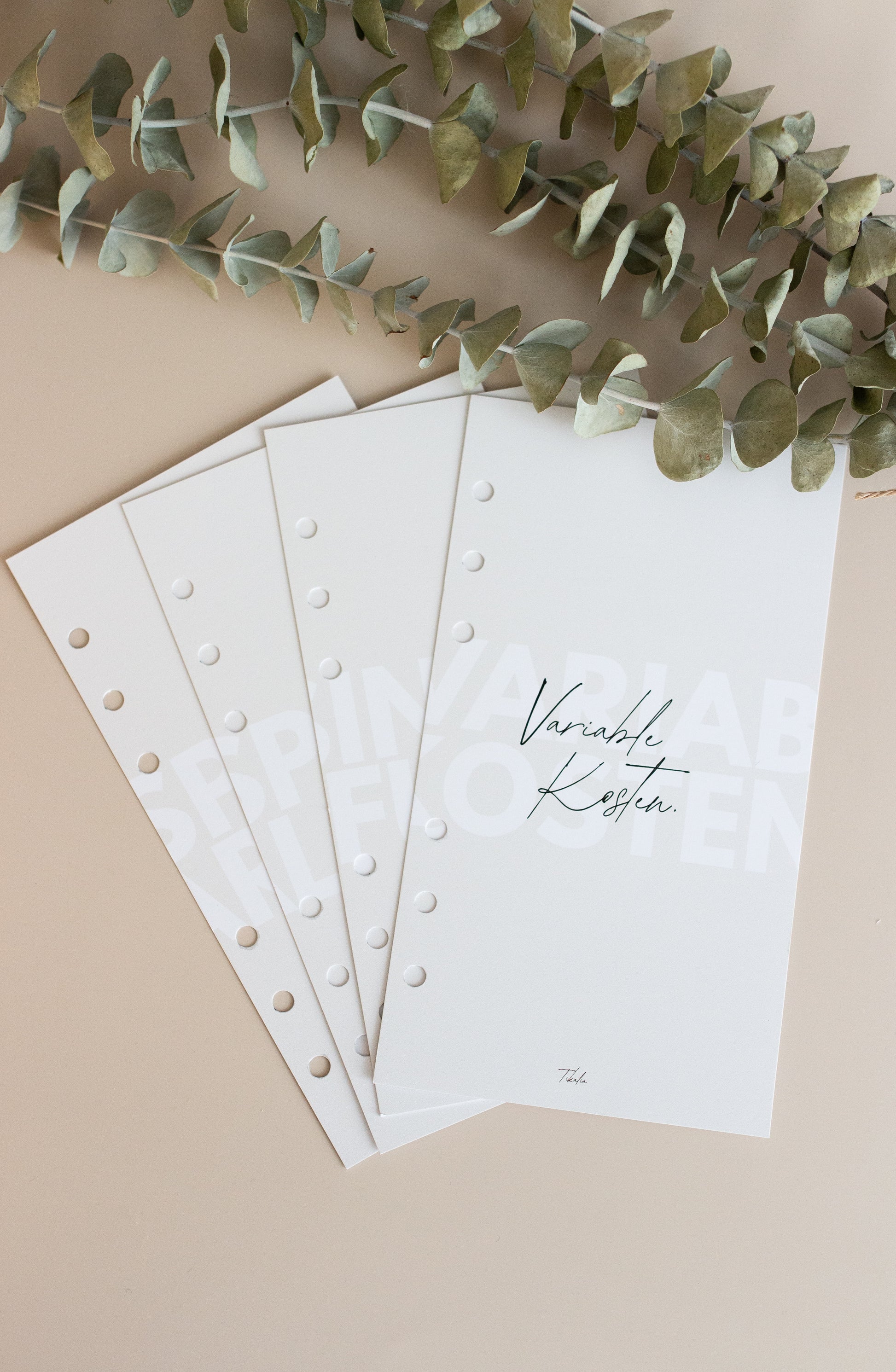 Deckblätter beige A6
