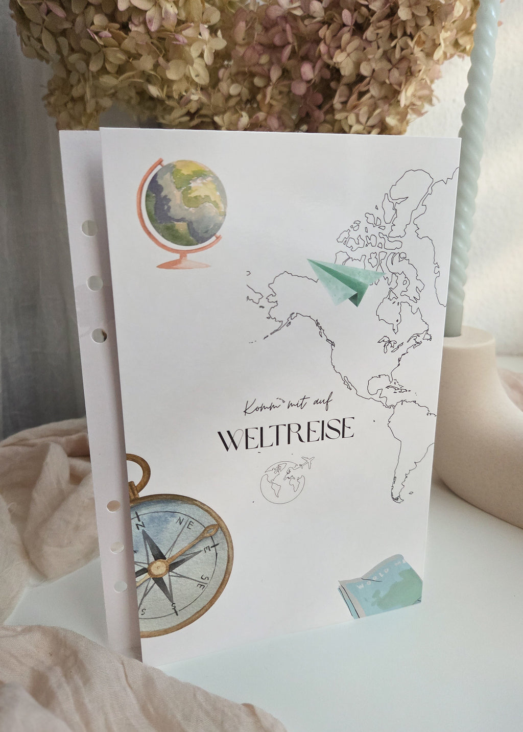 Sparchallenge Klappkarte Spiel sparen