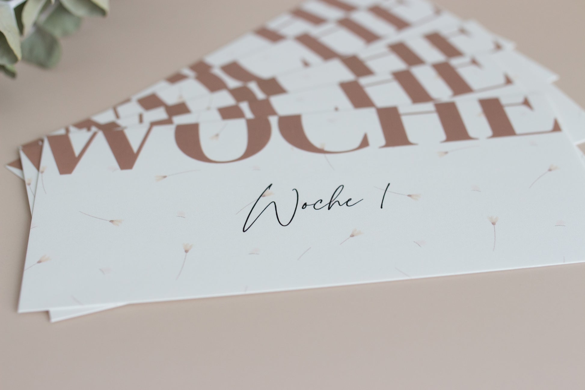 Wochen Dashboards Set